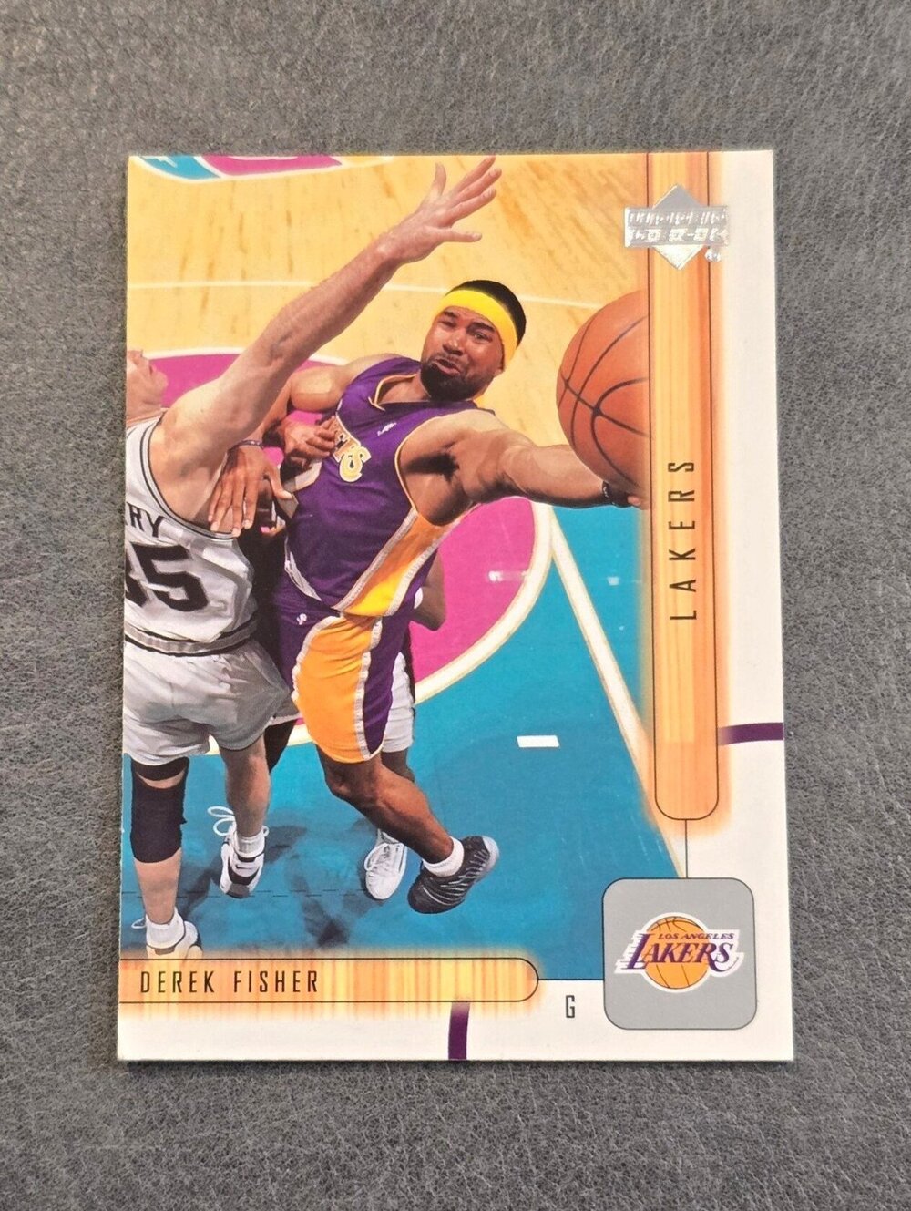 2001-02 Upper Deck #76 Derek Fisher Basketball Card